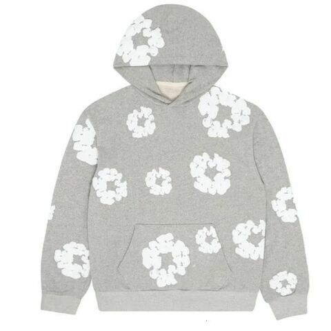 Denim tears grey hoodie display